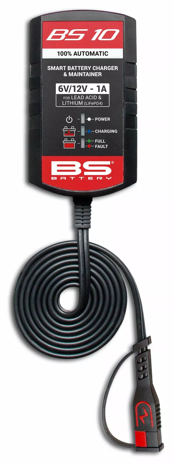 BS  من بي أس Smart Charger BS10 6V/12V-1A - UK Plug  شاحن بطارية 1 أمبير