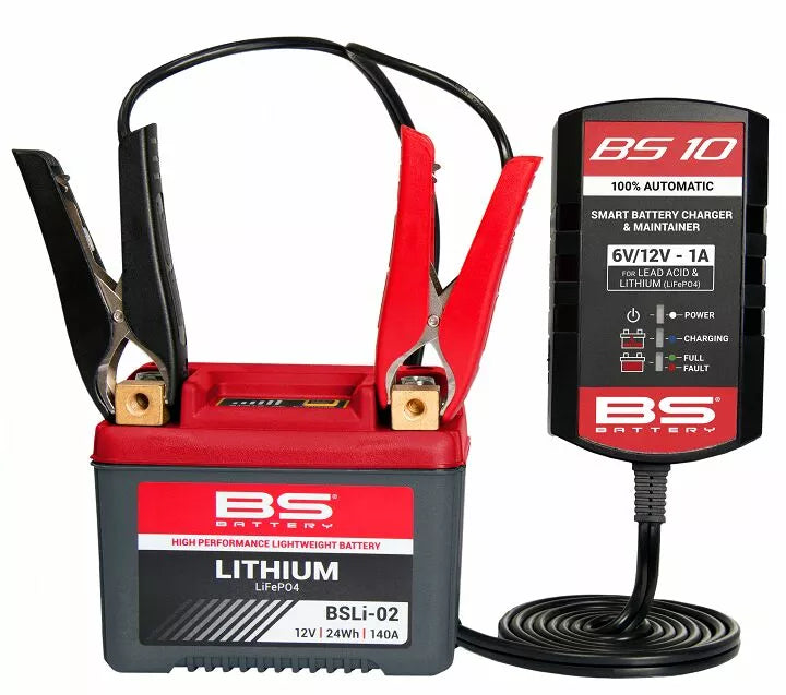 BS  من بي أس Smart Charger BS10 6V/12V-1A - UK Plug  شاحن بطارية 1 أمبير