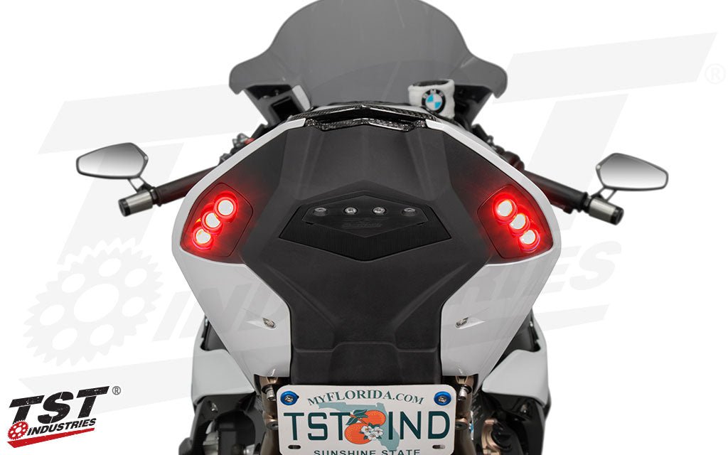 BMW S1000RR 2020 - 22 TST تي أس تي IN - TAIL LED INTEGRATED TAIL LIGHT اشارات خلفية - BOOST BOX PERFORMANCE TST INDUSTRIES20BMWS1KINT - B