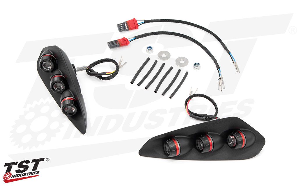 BMW S1000RR 2023 - 24 TST تي أس تي IN - TAIL LED INTEGRATED TAIL LIGHT اشارات خلفية - BOOST BOX PERFORMANCE TST INDUSTRIESTLB03 - B