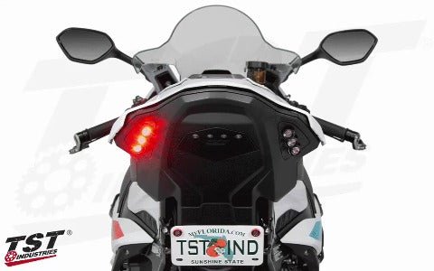 BMW S1000RR 2023 - 24 TST تي أس تي IN - TAIL LED INTEGRATED TAIL LIGHT اشارات خلفية - BOOST BOX PERFORMANCE TST INDUSTRIESTLB03 - B