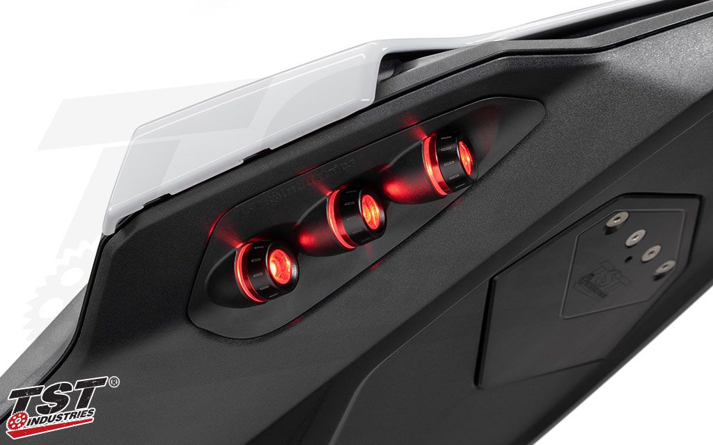 BMW S1000RR 2023 - 24 TST تي أس تي IN - TAIL LED INTEGRATED TAIL LIGHT اشارات خلفية - BOOST BOX PERFORMANCE TST INDUSTRIESTLB03 - B