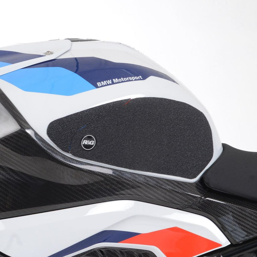 (BMW S1000RR/M '21 - 24) أر & جي ملصق حماية جانبية لخزان الوقود - BOOST BOX PERFORMANCE R&G_RacingEZRG130BL
