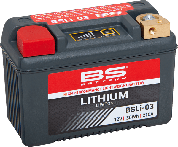 BS من بي أس LIFEP04 BSLI - 03 بطارية ليثيوم 12.8 فولت 3 أمبير - BOOST BOX PERFORMANCE BS BATTERY360103