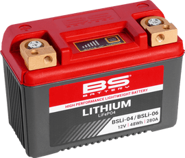 BS من بي أس LIFEP04 BSLI - 04 BSLI - 06 بطارية ليثيوم 12.8 فولت 4 أمبير - BOOST BOX PERFORMANCE BS BATTERY360104