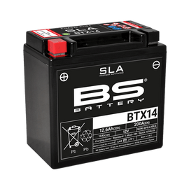 BTX14 SLA BS من بي أس AGM Battery بطارية 12 فولت 12 أمبير - BOOST BOX PERFORMANCE BS BATTERYBTX14