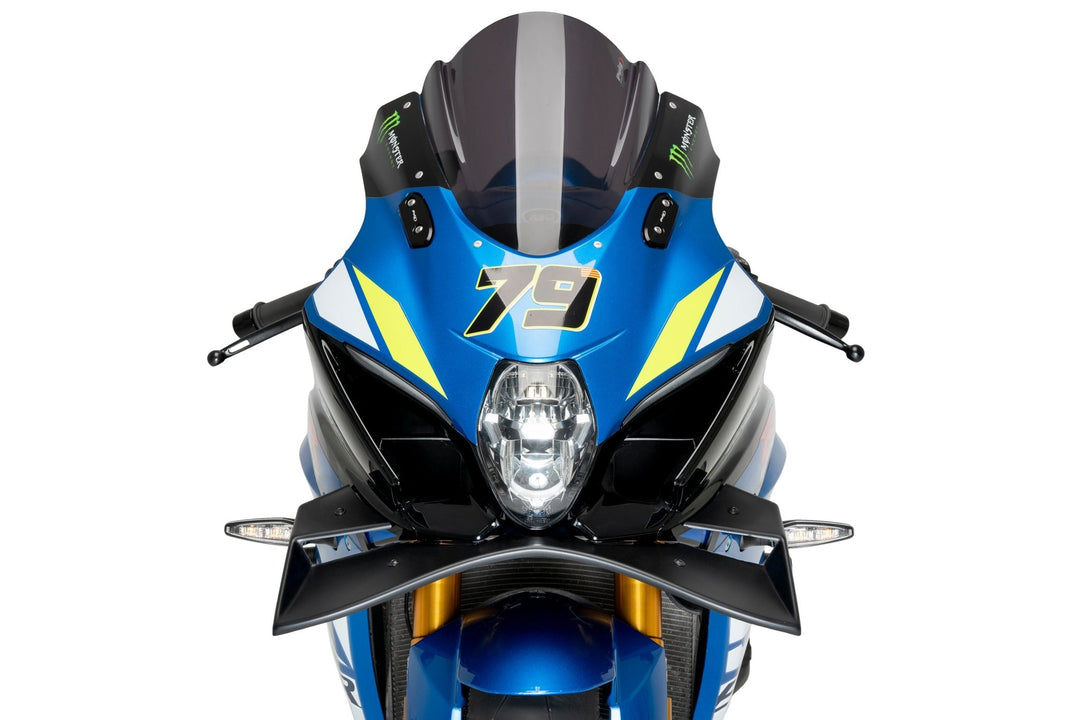 スズキgsxr1000r 2022年式　ブルー　フロントカウル　3点セット Puig GP Frontal Spoiler – Enhanced Aerodynamics and Racing