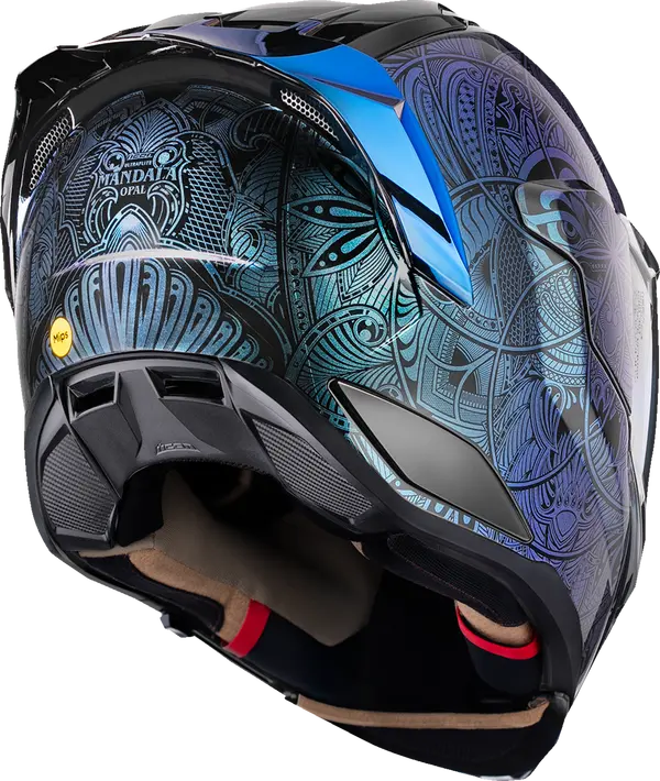 ICON Ultraflite Opal Mandala Blue MIPS Helmet
