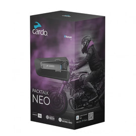 CARDO Packtalk Neo Bluetooth Helmet Intercom – Mesh DMC Gen2 