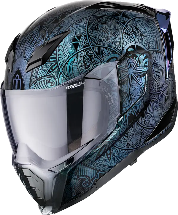 ICON Ultraflite Opal Mandala Blue MIPS Helmet
