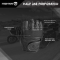 Load image into Gallery viewer, HIGHWAY 21 Half Jab Perforated Leather Gloves Black