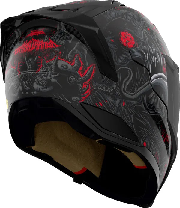 ICON Ultraflite Misanthrope MIPS Helmet – Lightweight, Aerodynamic, with Fog-Free Visor