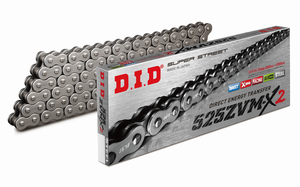 DID دي اي دي CHAIN 525ZVMX2 120 جنزير رياضي - BOOST BOX PERFORMANCE DID RACING CHAIN4525516134712