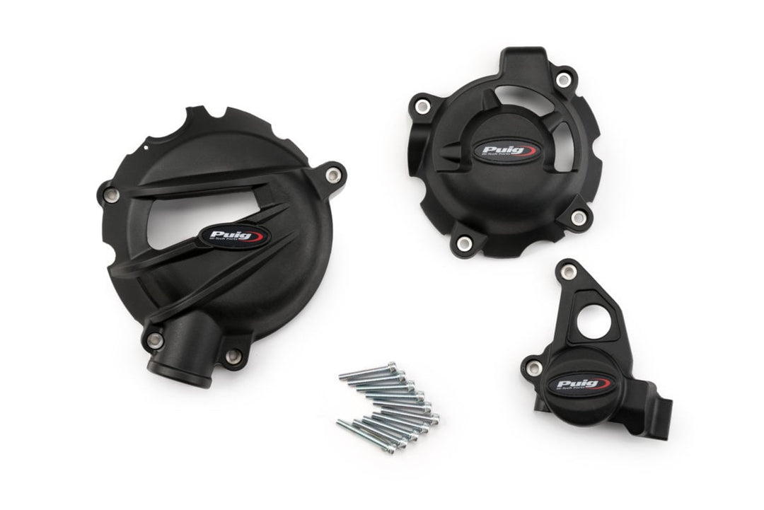 ENGINE COVER TRACK CHAMPIONSHIP BMW S1000RR 2024 بيوق طقم حماية كاملة للمكينة - BOOST BOX PERFORMANCE Puig Hi - Tech Parts21503N