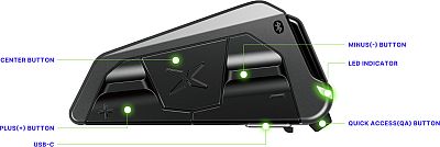SCORPION EXO-COM Link-1 Dual pack  - نظام إتصال بلوتوث مزدوجة