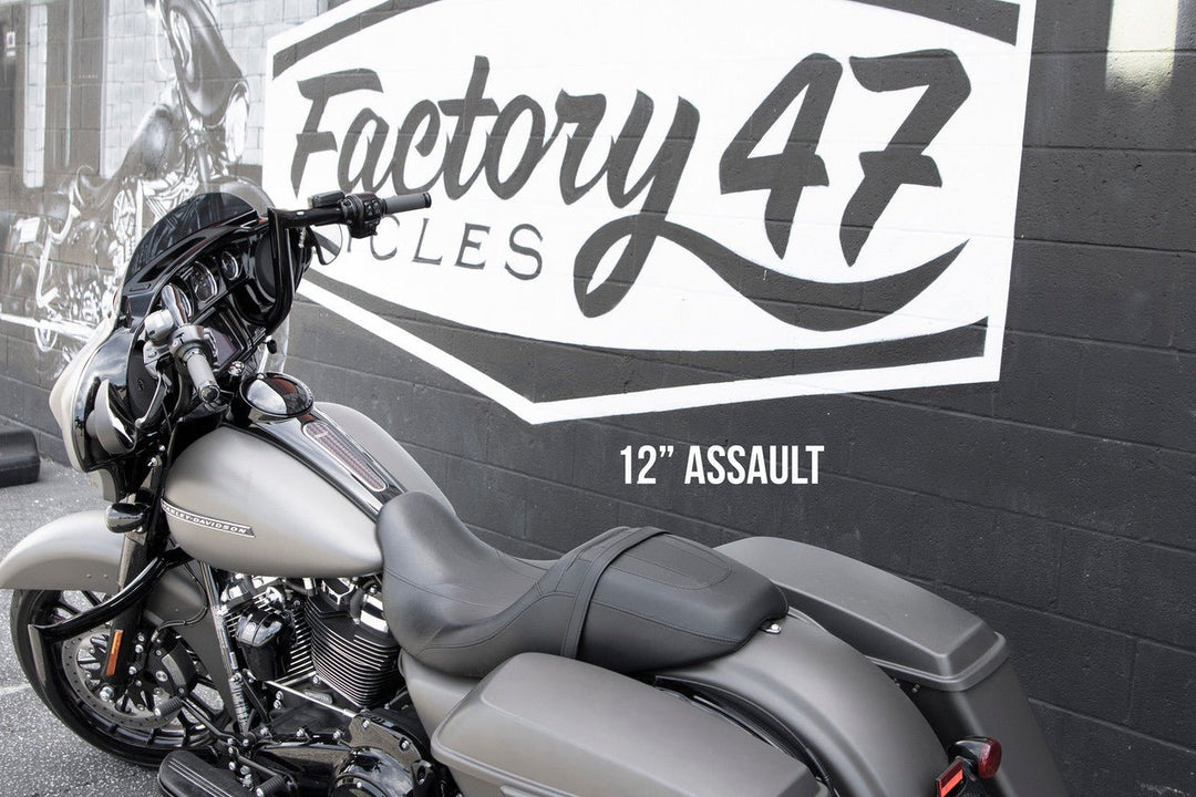FACTORY 47 من فاكتوري Assault Handlebar 12" Black مقود 12 بوصة أسود - BOOST BOX PERFORMANCE FACTORY 47HB1025012B