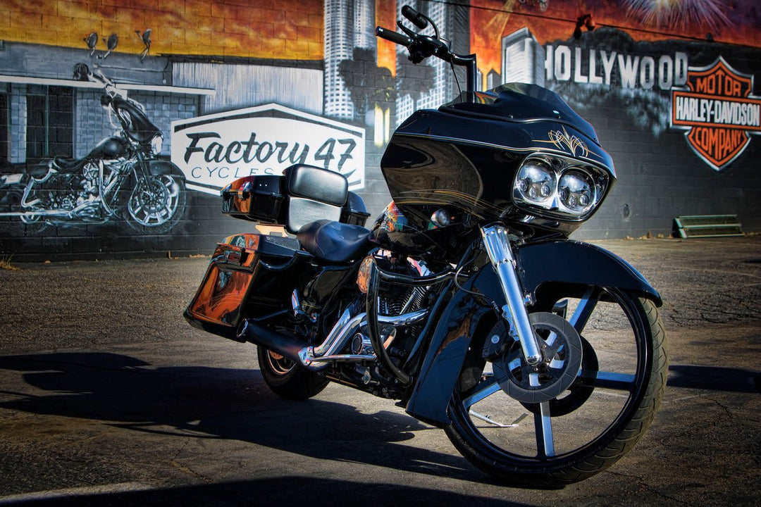 FACTORY 47 من فاكتوري Shield Black For Baggers كراش بار حماية كاملة أسود - BOOST BOX PERFORMANCE FACTORY 47EG2105001B