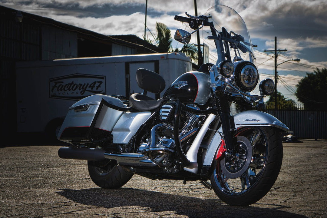 FACTORY 47 من فاكتوري Shield Black For Baggers كراش بار حماية كاملة أسود - BOOST BOX PERFORMANCE FACTORY 47EG2105001B