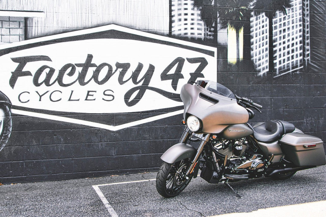 FACTORY 47 من فاكتوري Shield Black For Baggers كراش بار حماية كاملة أسود - BOOST BOX PERFORMANCE FACTORY 47EG2105001B