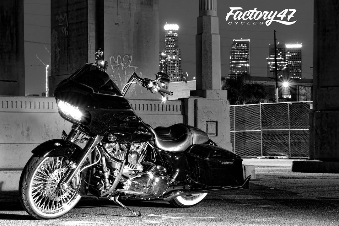 FACTORY 47 من فاكتوري Shield Chrome For Baggers كراش بار حماية كاملة كروم - BOOST BOX PERFORMANCE FACTORY 47EG2105001C