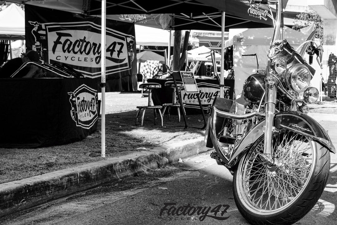 FACTORY 47 من فاكتوري Shield Chrome For Softail كراش بار حماية كاملة كروم - BOOST BOX PERFORMANCE FACTORY 47EG2105002C