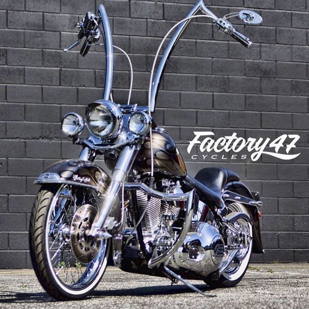 FACTORY 47 من فاكتوري Shield Chrome For Softail كراش بار حماية كاملة كروم - BOOST BOX PERFORMANCE FACTORY 47EG2105002C