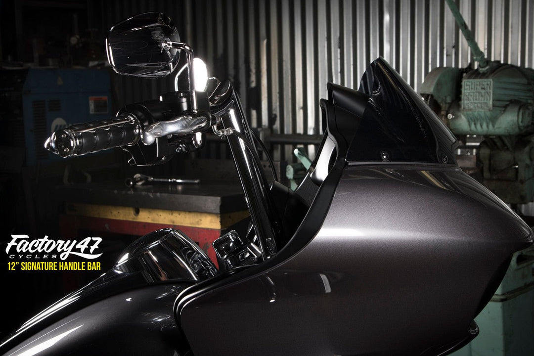 FACTORY 47 من فاكتوري Signature Handlebar 12" Chrome مقود 12 بوصة - BOOST BOX PERFORMANCE FACTORY 47HB1825012C