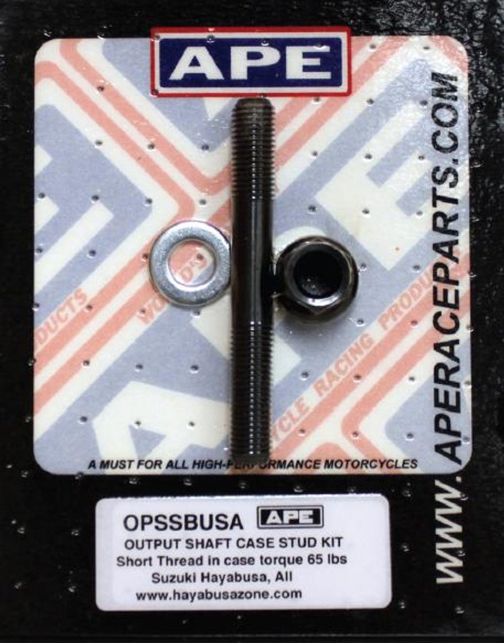 هيابوسا 99 - 23 APE أي بي اي Output Shaft Case Stud Kit مجموعة مسامير علبة عمود الإخراج - BOOST BOX PERFORMANCE APE RACE PARTSOPSS - BUSA