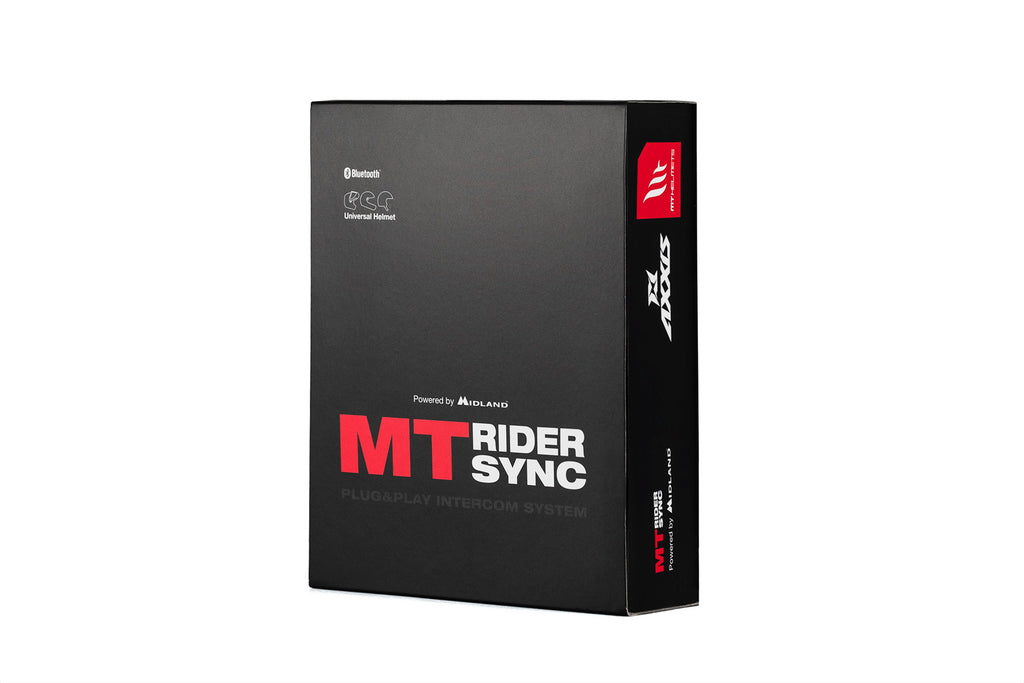 MT-Rider Sync Bluetooth Intercom by Midland for MT Helmets – UCS Compatible