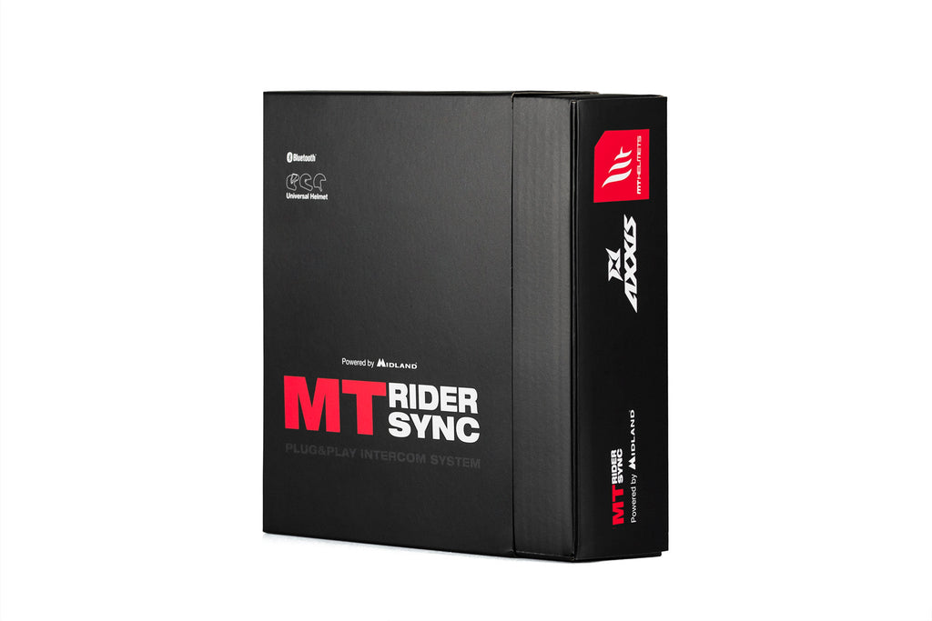 MT HELMETS من أم تي MT-Rider Sync سماعة اتصال بلوتوث