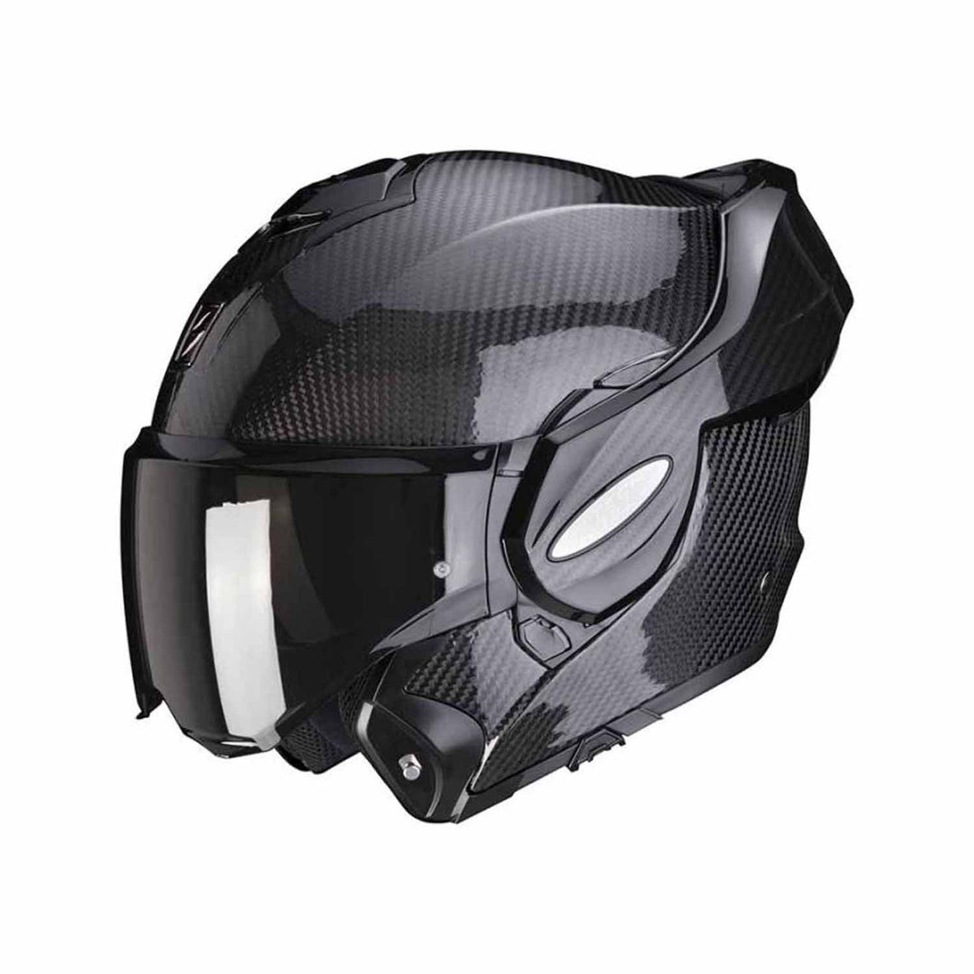 كاربون لامع - SCORPIONمن سكوربيون EXO - TECH EVO CARBON خوذة إكسو - تيك - BOOST BOX PERFORMANCE SCORPION EXOEXO - TECH - CARBON - 1
