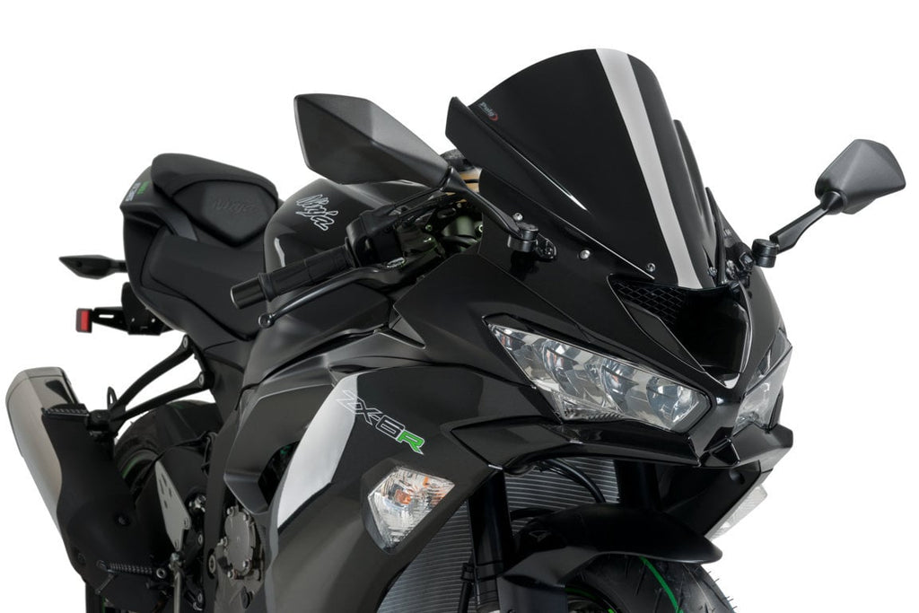KAWASAKI ZX - 6R NINJA 2013 - 2023 بيوق زجاجة أمامية رياضية - BOOST BOX PERFORMANCE Puig Hi - Tech Parts3177N