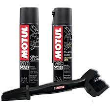 Motul موتل KIT CHAIN MAINTENANCE ROAD طقم منظف/مشحم/فرشاة جنزير - BOOST BOX PERFORMANCE MotulCFB63F