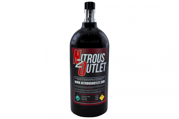 NITROUS OUTLET نيتروس أوتليت NITROUS BOTTLE 2.5 & Valve زجاجة أكسيد النيتروز - BOOST BOX PERFORMANCE NITROUS OUTLET50 - 30120