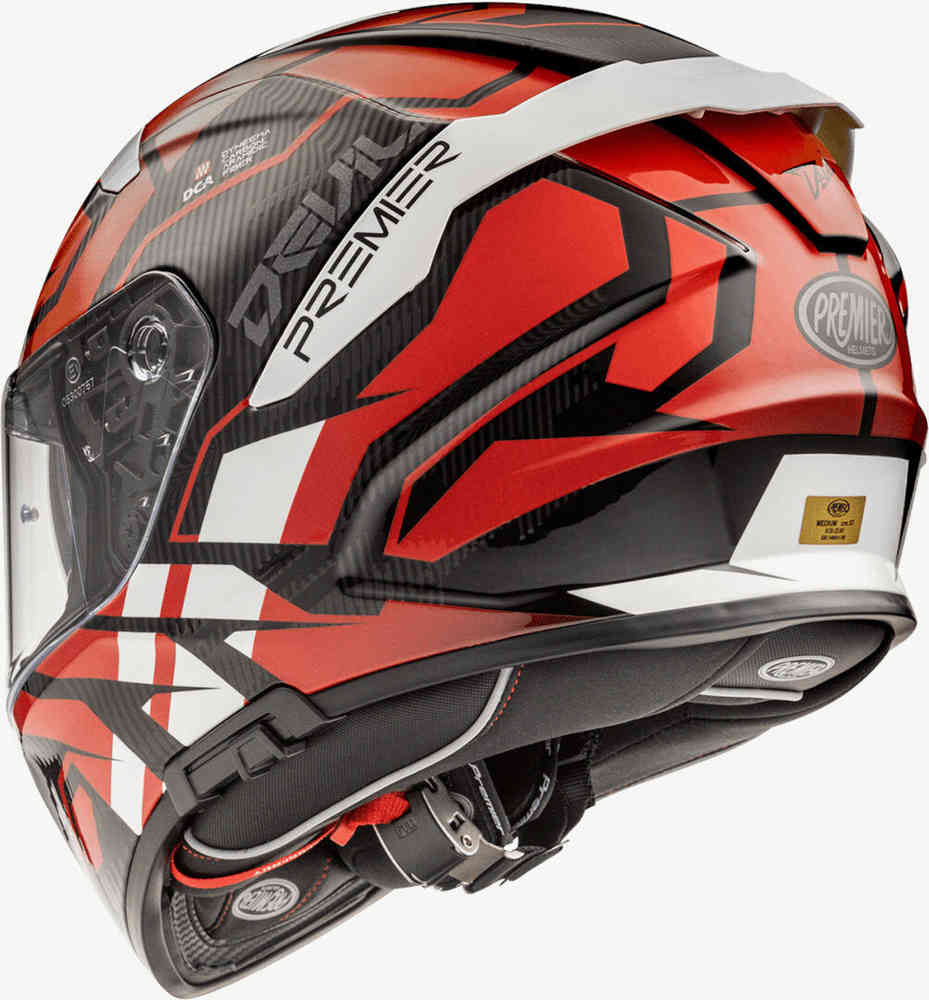 PREMIER من بريمر FULL FACE HELMET DEVIL JC خوذة كاربون أحمر - BOOST BOX PERFORMANCE PREMIER HELMETS010116507