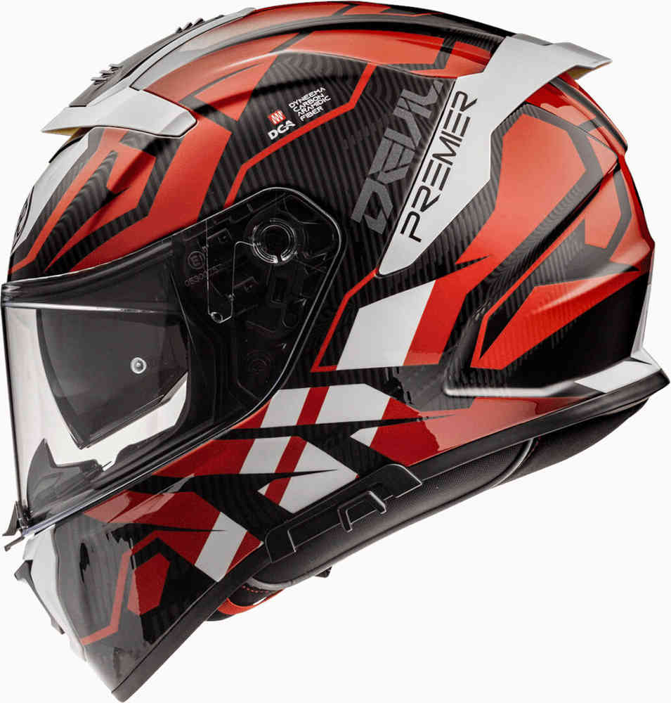 PREMIER من بريمر FULL FACE HELMET DEVIL JC خوذة كاربون أحمر - BOOST BOX PERFORMANCE PREMIER HELMETS010116507