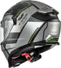 Load image into Gallery viewer, PREMIER من بريمر FULL FACE HELMET TYPHOON BA خوذة أسود/أخضر - BOOST BOX PERFORMANCE PREMIER HELMETS010116441
