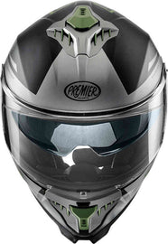 PREMIER من بريمر FULL FACE HELMET TYPHOON BA خوذة أسود/أخضر - BOOST BOX PERFORMANCE PREMIER HELMETS010116441