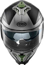Load image into Gallery viewer, PREMIER من بريمر FULL FACE HELMET TYPHOON BA خوذة أسود/أخضر - BOOST BOX PERFORMANCE PREMIER HELMETS010116441