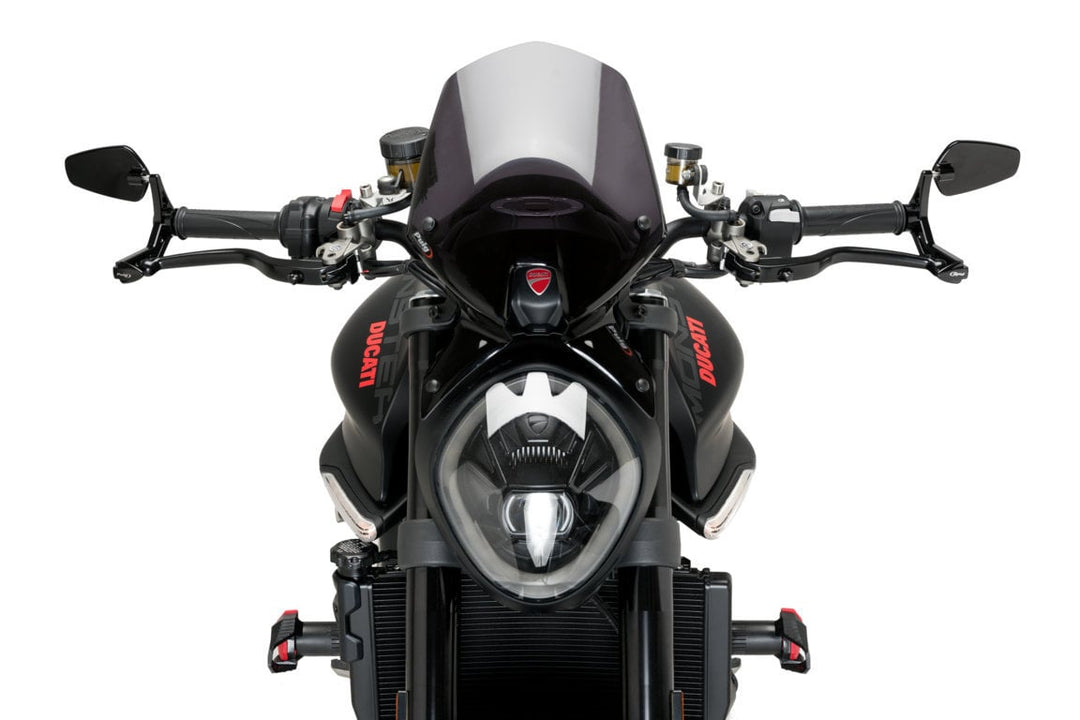 PUIG بيوق CLUTCH/BRAKE LEVER PROTECTOR WITH MIRROR واقي أّذرع كلتش وفرامل مع مراية جانبية - BOOST BOX PERFORMANCE Puig Hi - Tech Parts21441N/21440N