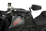 PUIG بيوق CLUTCH/BRAKE LEVER PROTECTOR WITH MIRROR واقي أّذرع كلتش وفرامل مع مراية جانبية