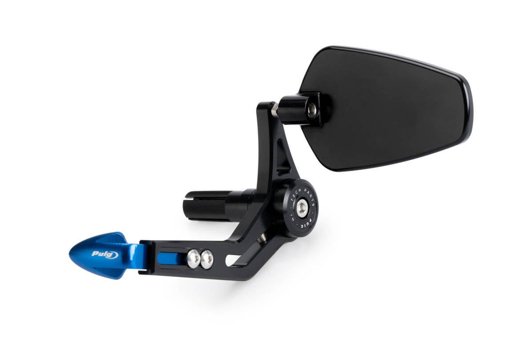 PUIG بيوق CLUTCH/BRAKE LEVER PROTECTOR WITH MIRROR واقي أّذرع كلتش وفرامل مع مراية جانبية - BOOST BOX PERFORMANCE Puig Hi - Tech Parts21441N/21440N