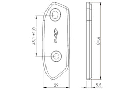 Puig بيوق MIRRORS CAPS GSX - R1000 R 17 - 24 غطيان مراية - BOOST BOX PERFORMANCE Puig Hi - Tech Parts3848N