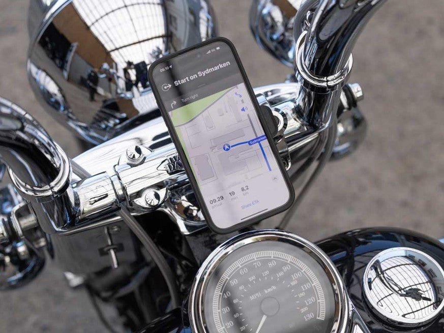 Quad Lock من كواد لوك Handlebar Mount Pro حامل جوال للمقود برو - BOOST BOX PERFORMANCE Quad LockQLM - LHB - CHR - 