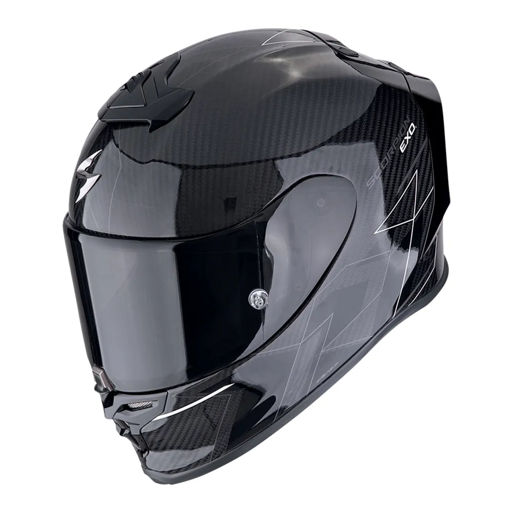 SCORPION من سكوربيون EXO-R1 CARBON CYNERGY WHITE خوذة إكسو-أر1