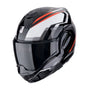 SCORPION EXO-TECH EVO BLACK GLOSSY MODULAR HELMET 