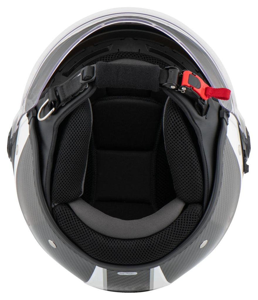 SCORPIONمن سكوربيون Exo - City II Carbo White - Black خوذة أكسوستي - BOOST BOX PERFORMANCE SCORPION EXOEXO - CITY - CARBO - 1