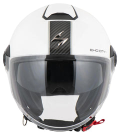 SCORPIONمن سكوربيون Exo - City II Carbo White - Black خوذة أكسوستي - BOOST BOX PERFORMANCE SCORPION EXOEXO - CITY - CARBO - 1