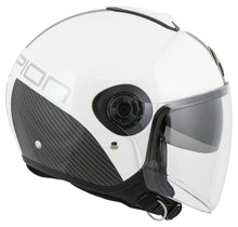 Load image into Gallery viewer, SCORPIONمن سكوربيون Exo - City II Carbo White - Black خوذة أكسوستي - BOOST BOX PERFORMANCE SCORPION EXOEXO - CITY - CARBO - 1