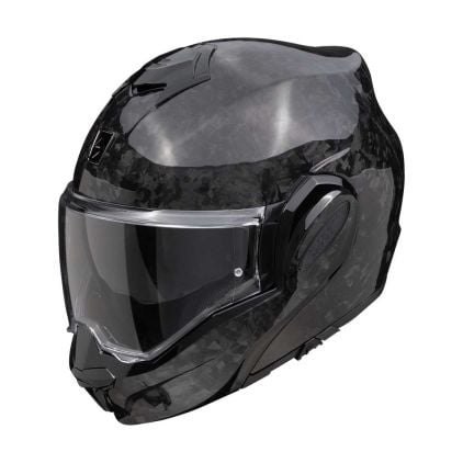 SCORPIONمن سكوربيون EXO - TECH EVO CARBON ONYX خوذة إكسو - تيك - BOOST BOX PERFORMANCE SCORPION EXOEXO - TECH - ONYX - XS